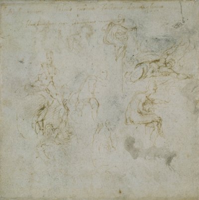 Studie von Figuren, ca. 1511 von Michelangelo Buonarroti